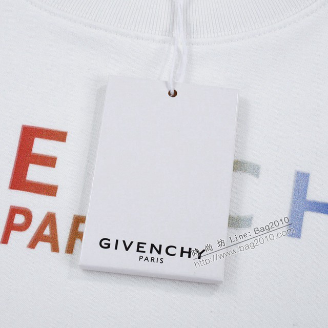 Givenchy專櫃紀梵希專門店2023FW新款彩虹漸變印花衛衣 男女同款 tzy3092